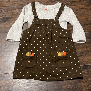 6-9 month baby girl Thanksgiving outfit